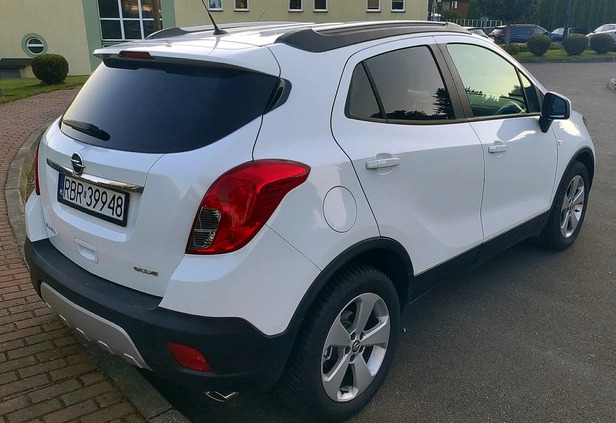 Opel Mokka cena 48500 przebieg: 155000, rok produkcji 2015 z Brzozów małe 704